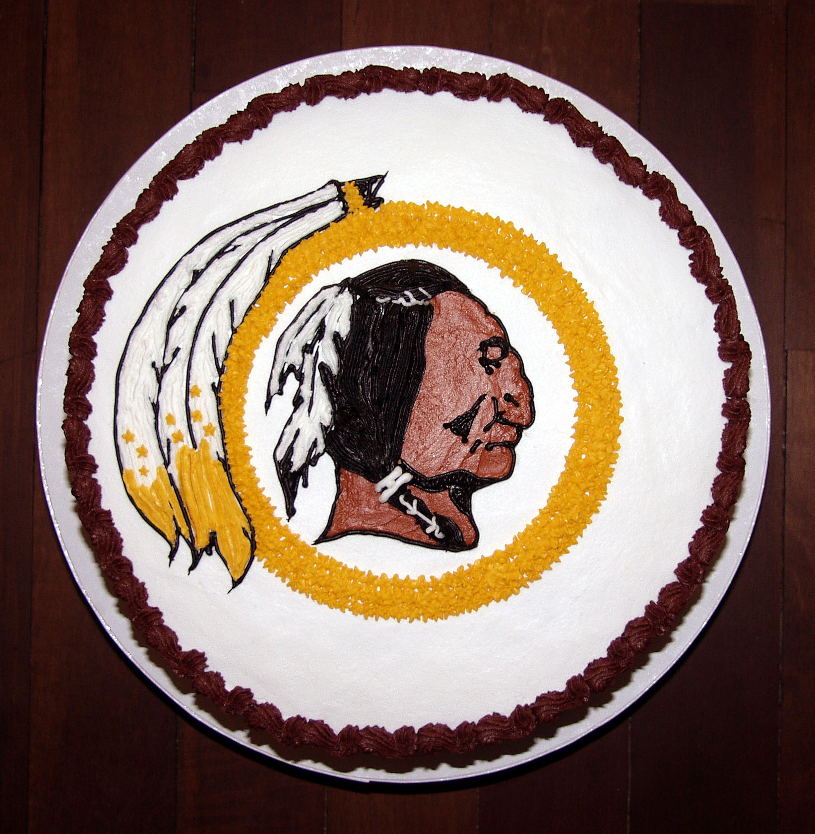 Washington Redskins Grooms Cake 